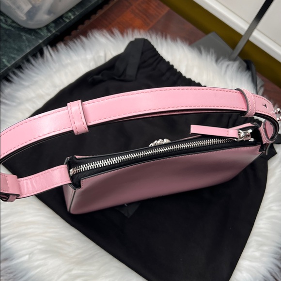 NOT AVAILABLE Versace La Medusa Light Pink Shoulder Bag Calf Leather NWOT w/COA - Picture 5 of 17